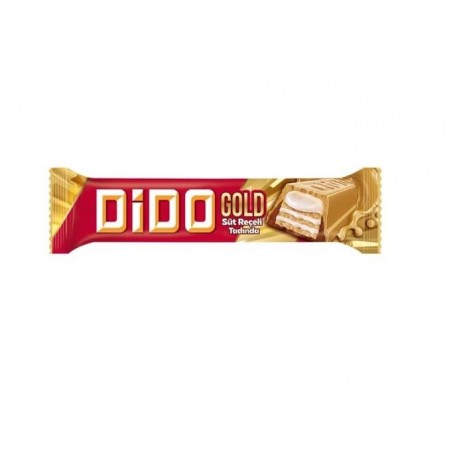 Ülker Dido Gold Süt Reçeli Tadında Çikolatalı Gofret 36 G