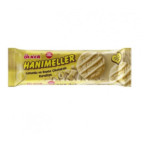 Ülker Hanimeller Limonlu Ve Beyaz Çikolatali Kuarabiye 138 Gr 