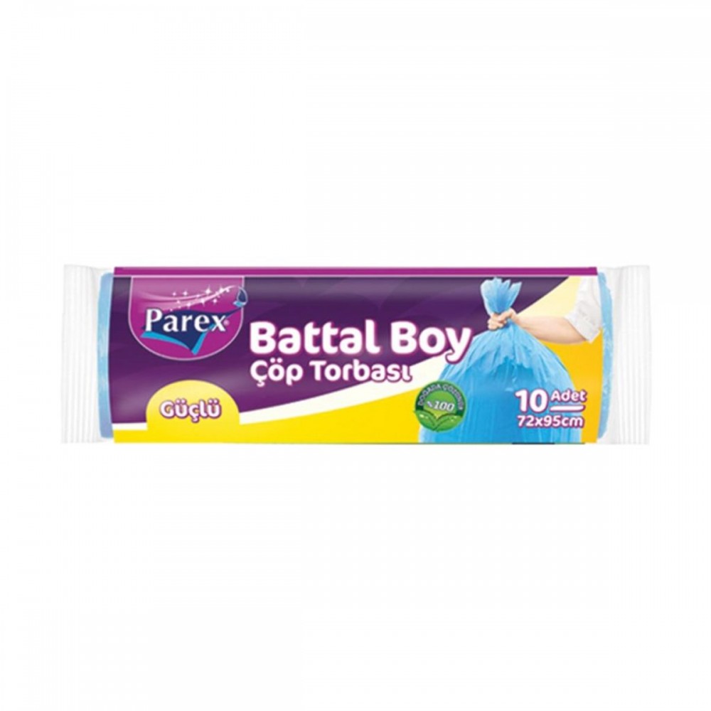 Parex Battal Boy Çop Torbası 72x95 cm 7 Adet