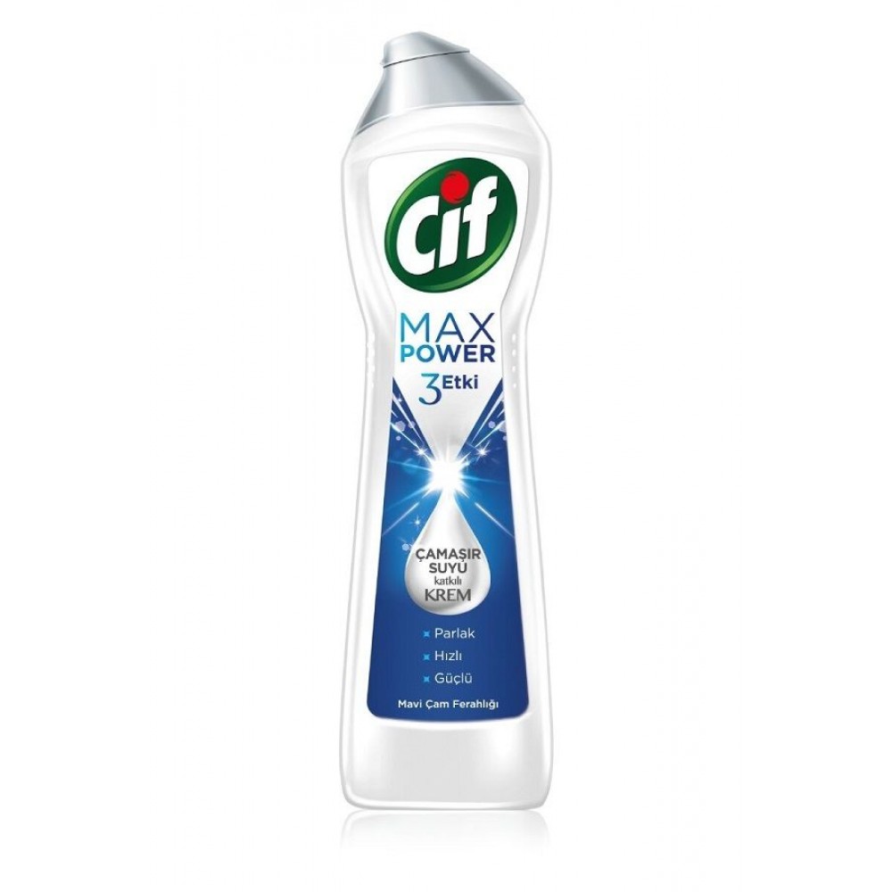 Cif Max Power 3 Etki Çamaşır Suyu Katkılı Krem 675 ml