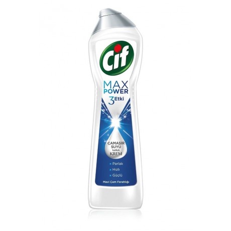 Cif Max Power 3 Etki Çamaşır Suyu Katkılı Krem 675 ml