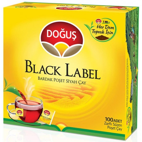 Doğuş Black Label Bardak Poşet Çay 100 Adet