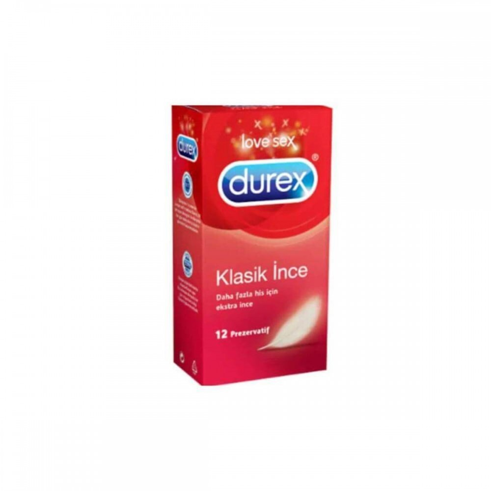 Durex Klasik İnce 12 li