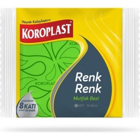 Koroplast Renk Renk Mutfak Bezi