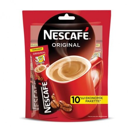 Nestle Nescafe 10 Paket Orjinal 175 Gr