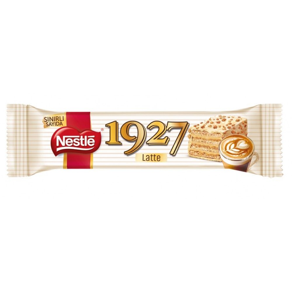 Nestle Kahveli Bisküvi Parçaçikli Beyaz Çikolata Gofret 32 Gr