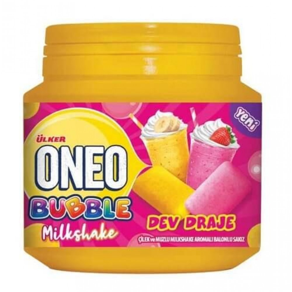 Ülker Oneo Kutu Sakiz Bubble Milkşake 76 Gr X12 Adt