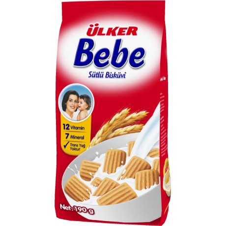 Ülker Bebe Sütlü Biküvi 172 Gr 