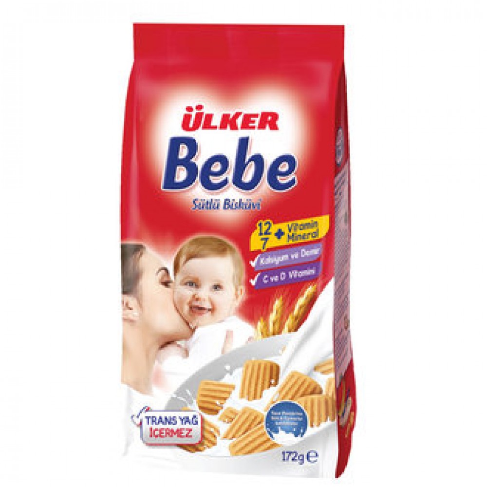 Ülker Bebe Sütlü Biküvi 172 Gr 